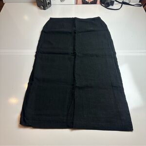 Preston & York Black Pencil Skirt | Linen Blend · Workwear Capsule